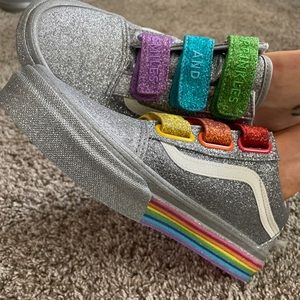 VANS X FLOUR SHOP Rainbow Pride Shoes NEW